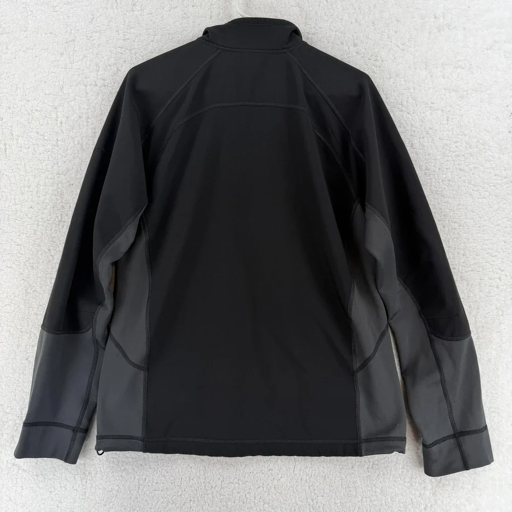 The North Face Pullover Mens Medium Black Quarter Zip Fleece Hiking Long‎ Sleeve